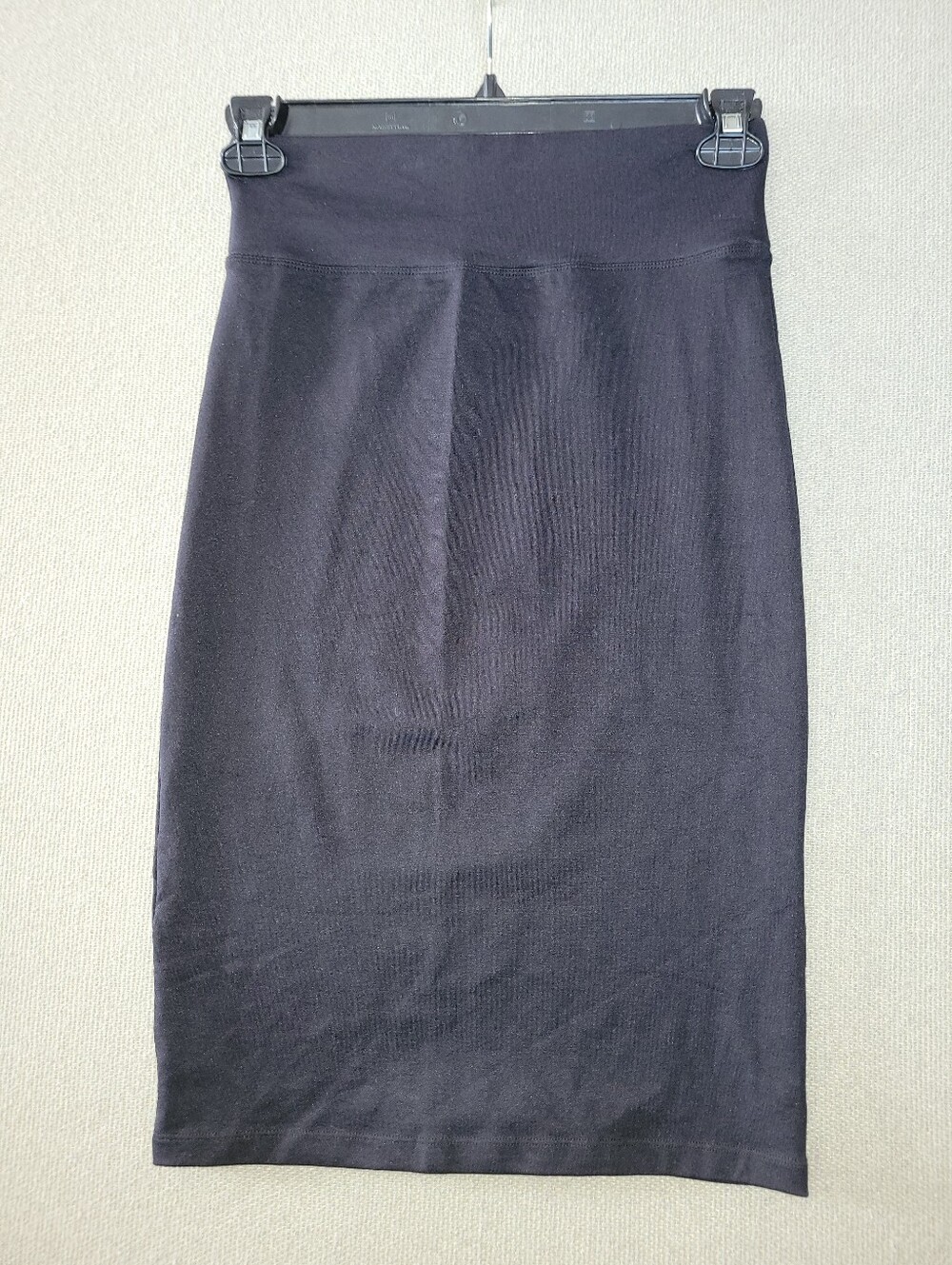 Soho Lady Size PM High-Waist Black Pencil Skirt